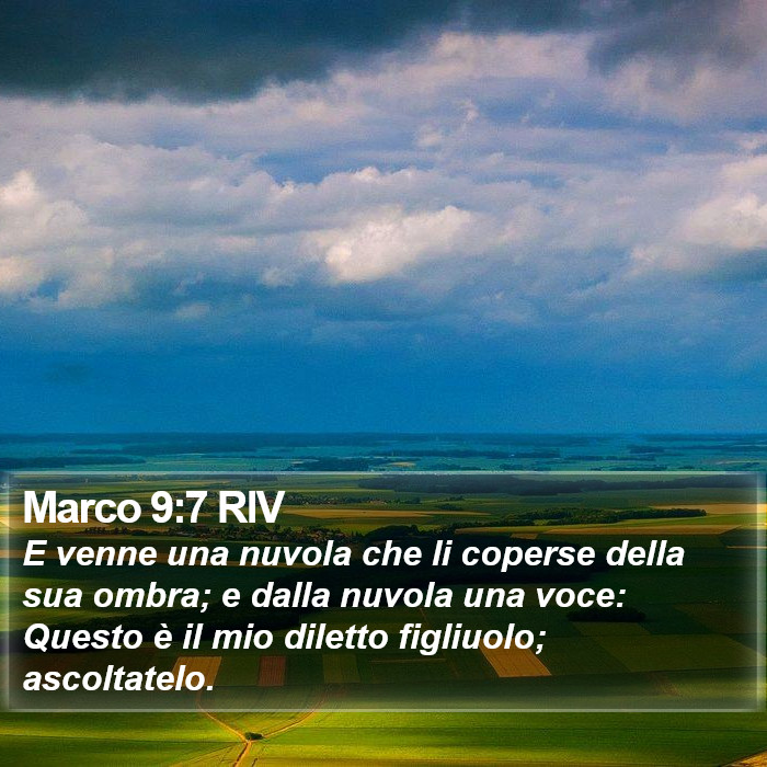 Marco 9:7 RIV Bible Study