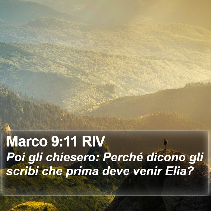 Marco 9:11 RIV Bible Study