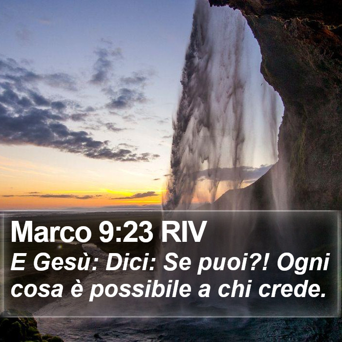 Marco 9:23 RIV Bible Study