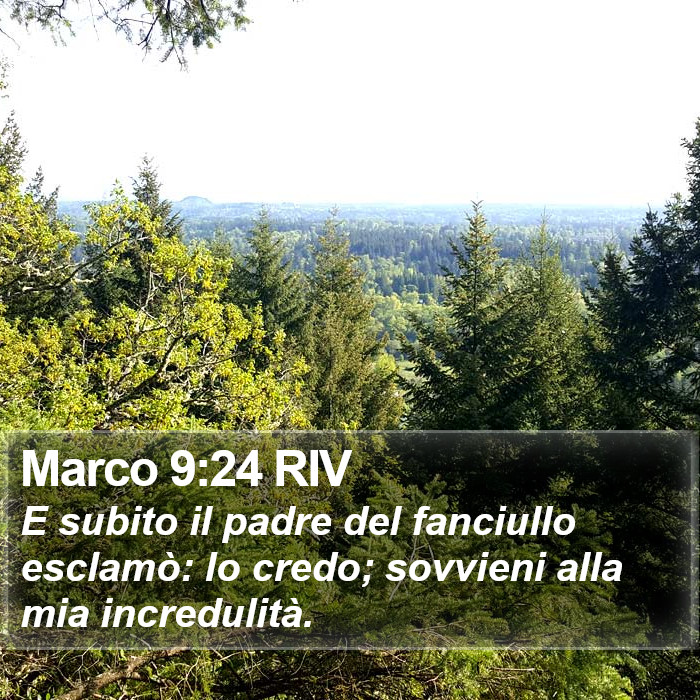 Marco 9:24 RIV Bible Study