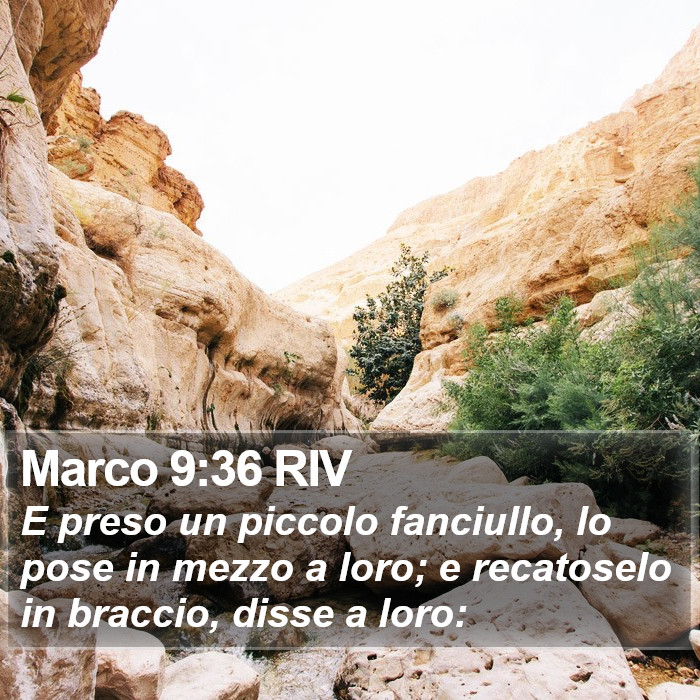 Marco 9:36 RIV Bible Study