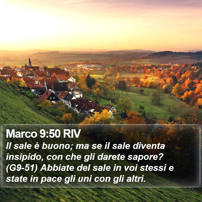 Marco 9:50 RIV Bible Study