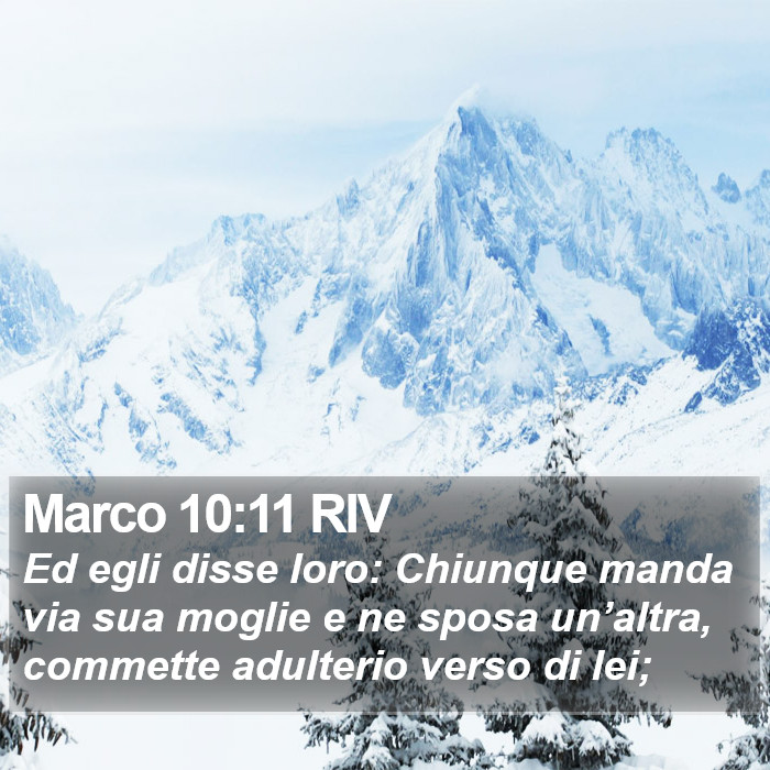 Marco 10:11 RIV Bible Study