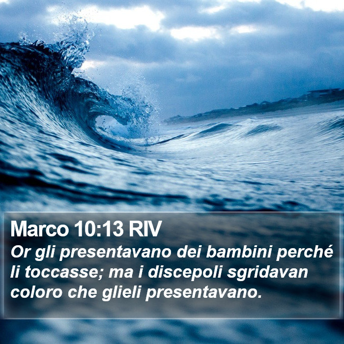 Marco 10:13 RIV Bible Study