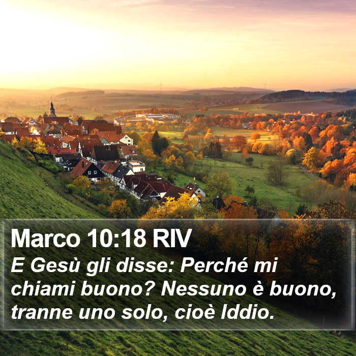 Marco 10:18 RIV Bible Study