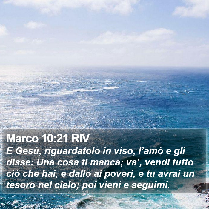 Marco 10:21 RIV Bible Study