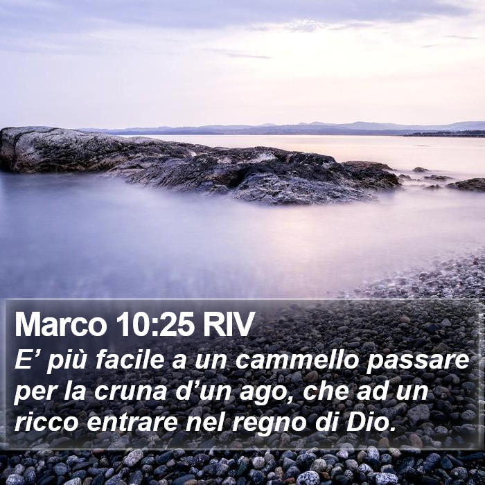 Marco 10:25 RIV Bible Study