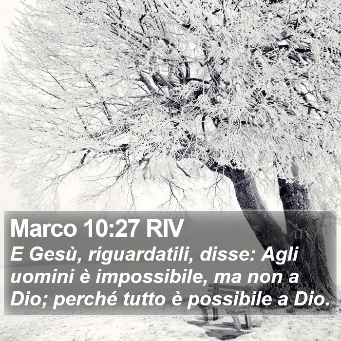 Marco 10:27 RIV Bible Study