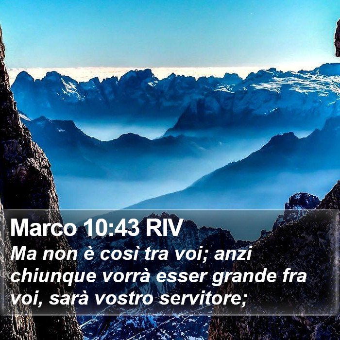 Marco 10:43 RIV Bible Study