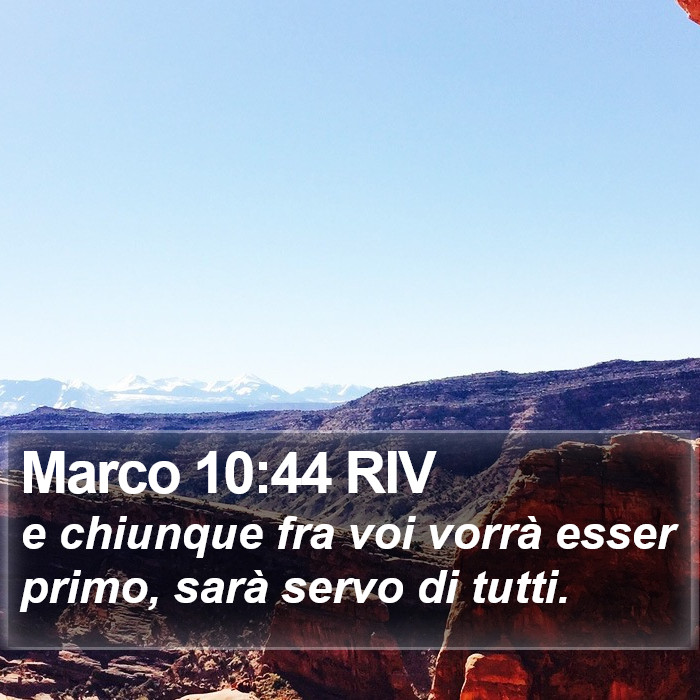 Marco 10:44 RIV Bible Study