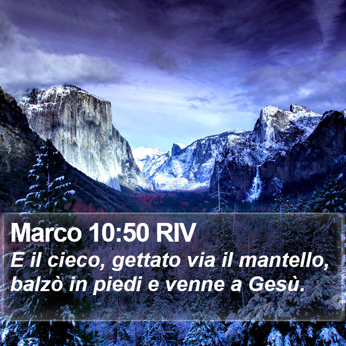 Marco 10:50 RIV Bible Study