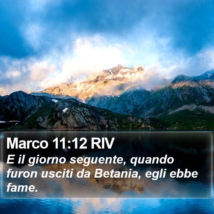 Marco 11:12 RIV Bible Study