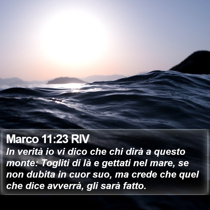 Marco 11:23 RIV Bible Study