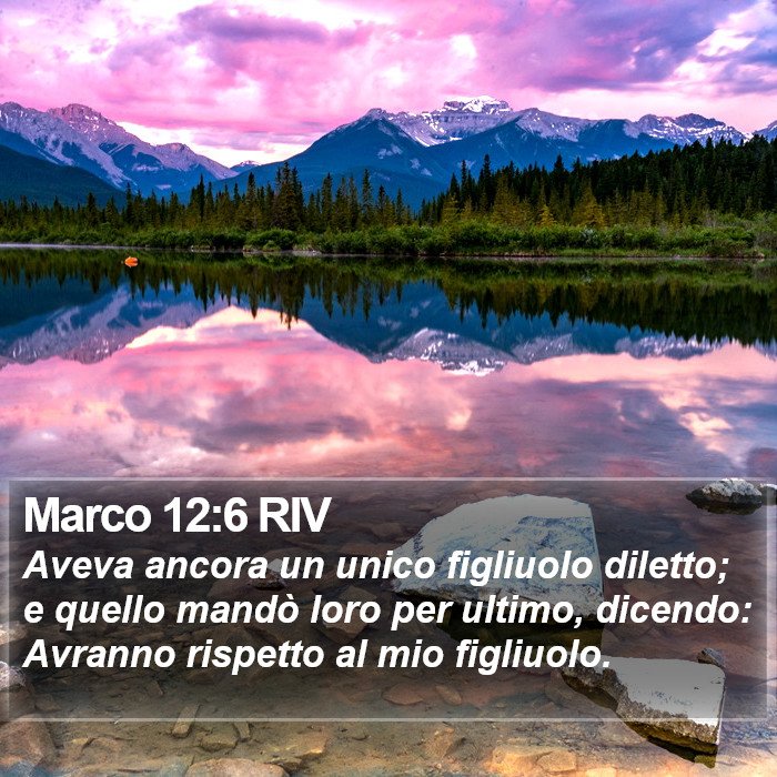 Marco 12:6 RIV Bible Study