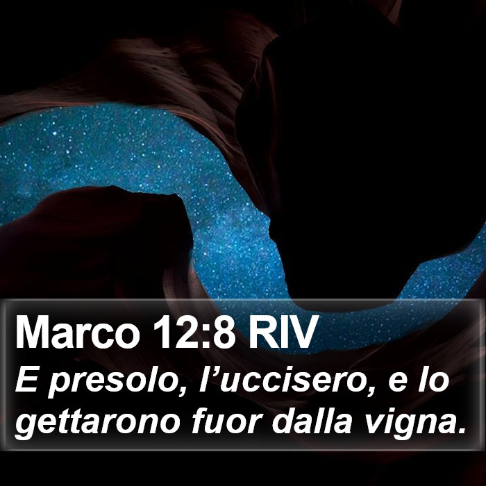 Marco 12:8 RIV Bible Study