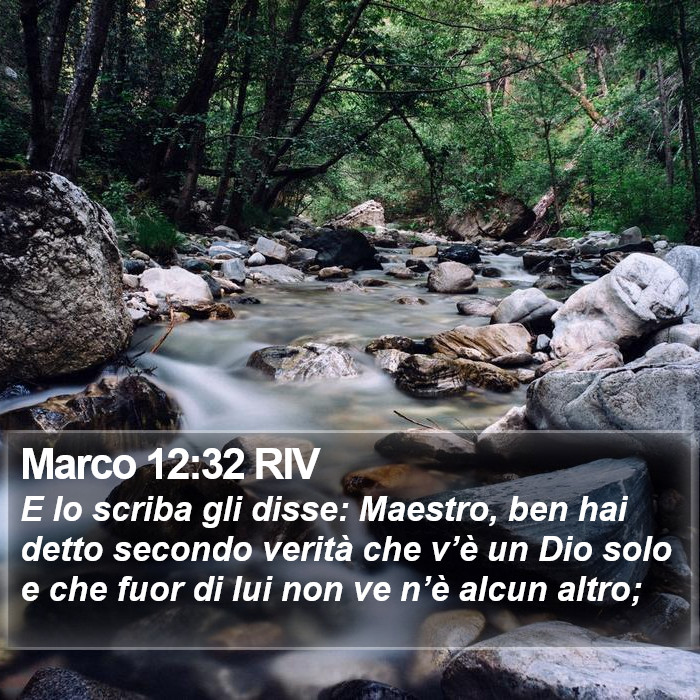 Marco 12:32 RIV Bible Study