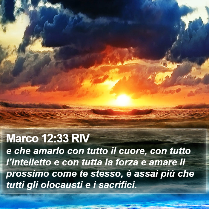 Marco 12:33 RIV Bible Study