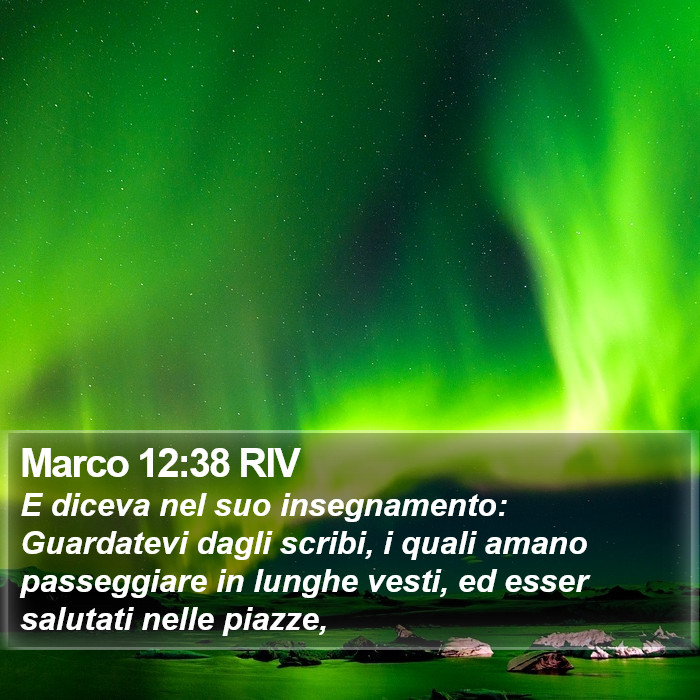 Marco 12:38 RIV Bible Study