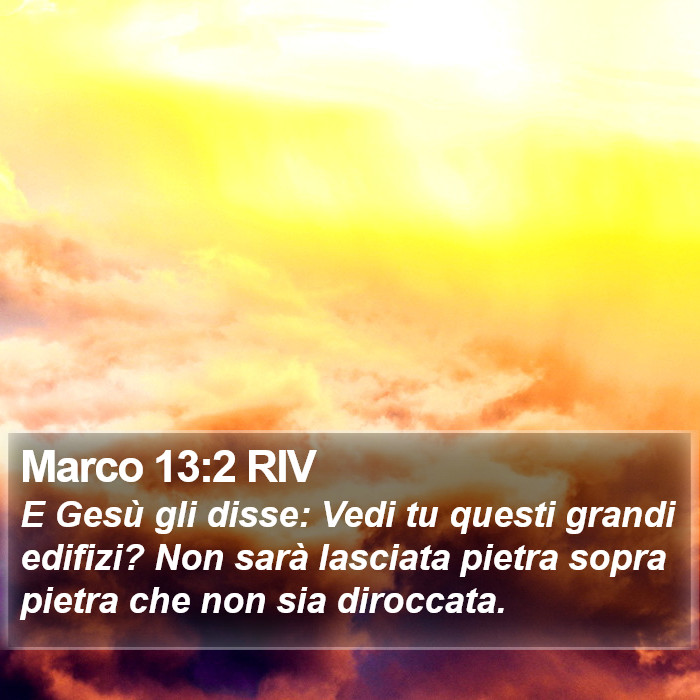 Marco 13:2 RIV Bible Study