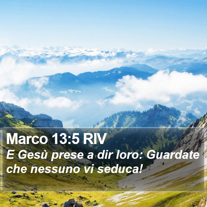 Marco 13:5 RIV Bible Study