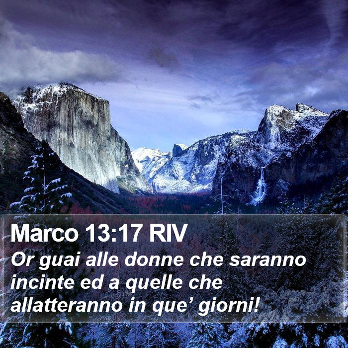 Marco 13:17 RIV Bible Study
