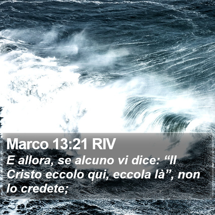 Marco 13:21 RIV Bible Study
