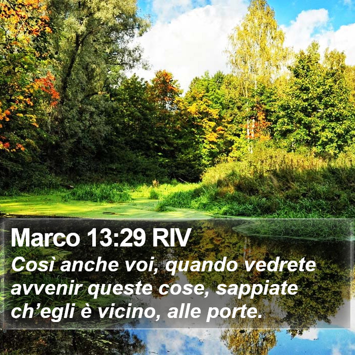 Marco 13:29 RIV Bible Study