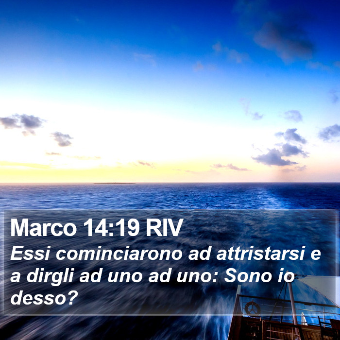 Marco 14:19 RIV Bible Study