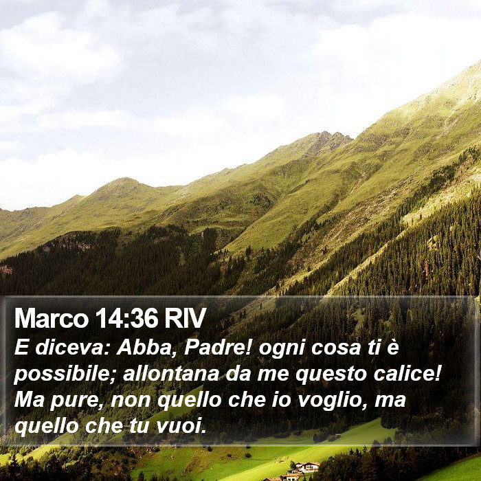 Marco 14:36 RIV Bible Study