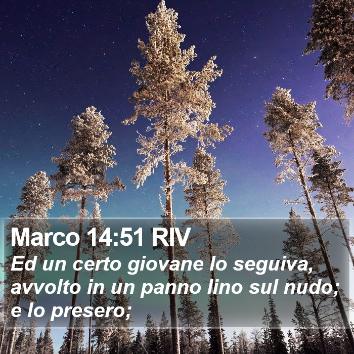 Marco 14:51 RIV Bible Study