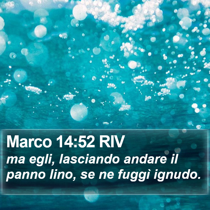 Marco 14:52 RIV Bible Study