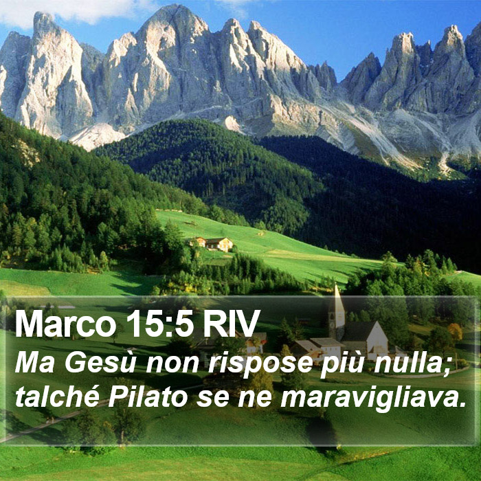 Marco 15:5 RIV Bible Study