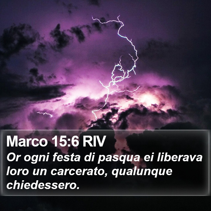 Marco 15:6 RIV Bible Study