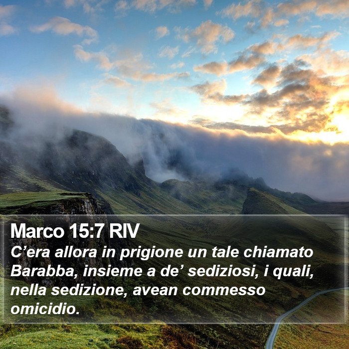 Marco 15:7 RIV Bible Study