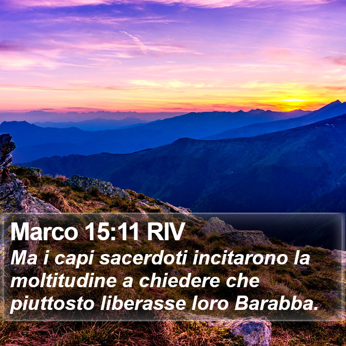 Marco 15:11 RIV Bible Study