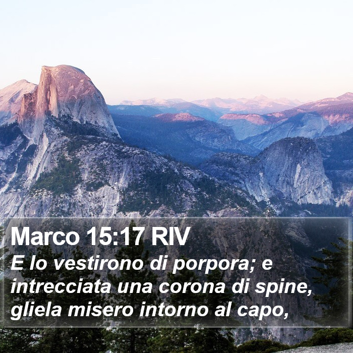 Marco 15:17 RIV Bible Study