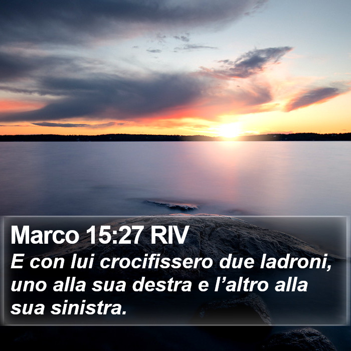 Marco 15:27 RIV Bible Study