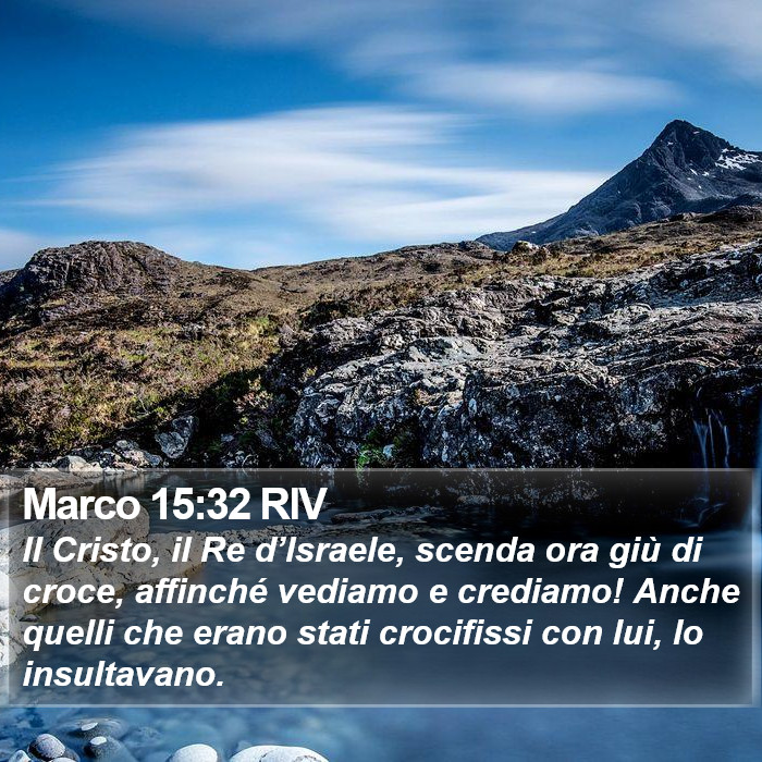 Marco 15:32 RIV Bible Study