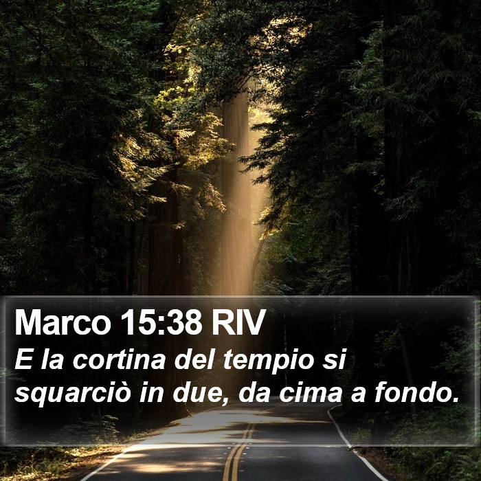 Marco 15:38 RIV Bible Study