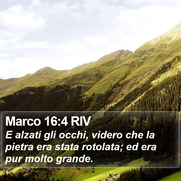 Marco 16:4 RIV Bible Study