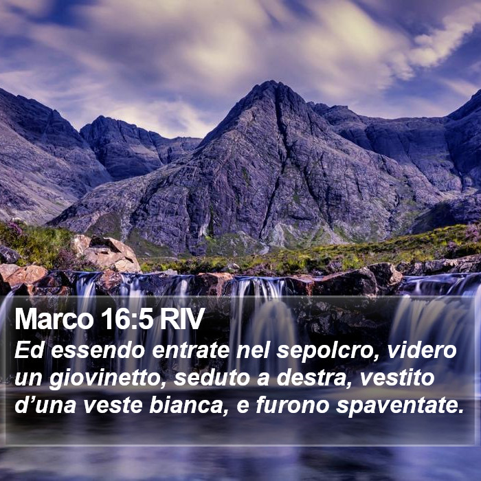Marco 16:5 RIV Bible Study
