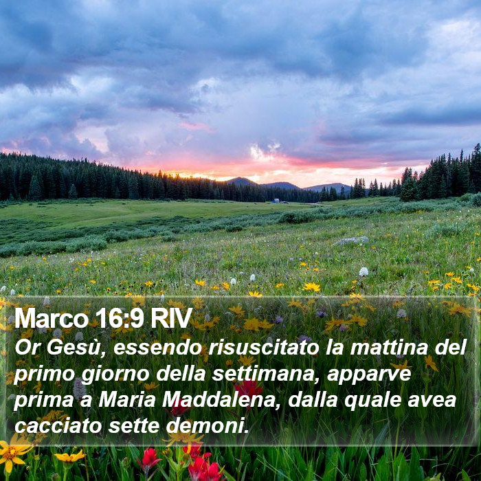 Marco 16:9 RIV Bible Study