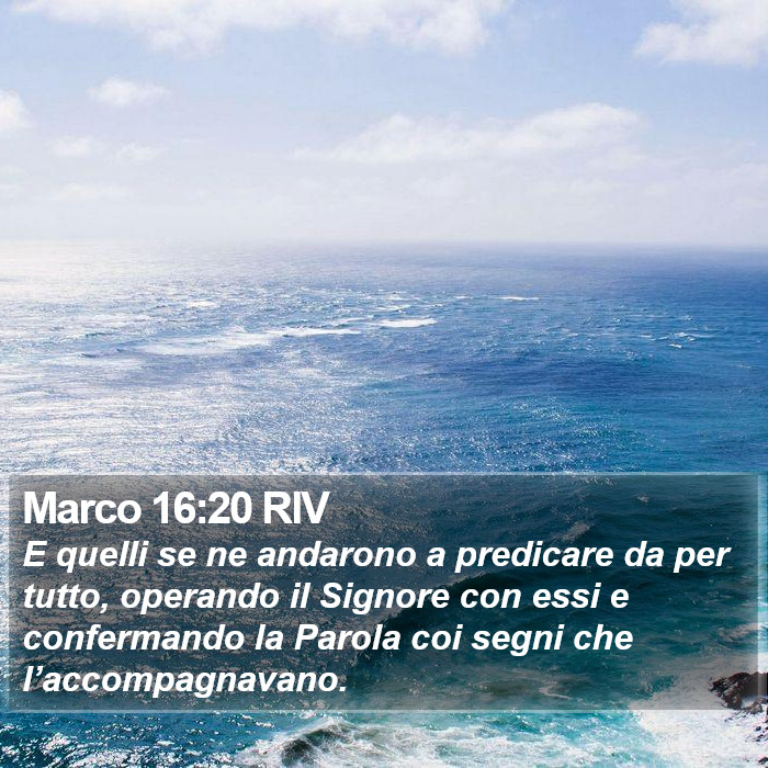 Marco 16:20 RIV Bible Study