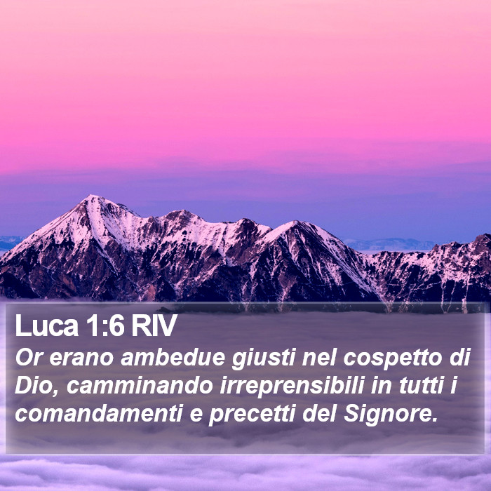 Luca 1:6 RIV Bible Study