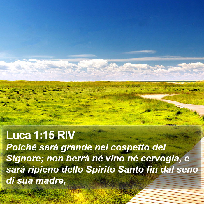 Luca 1:15 RIV Bible Study