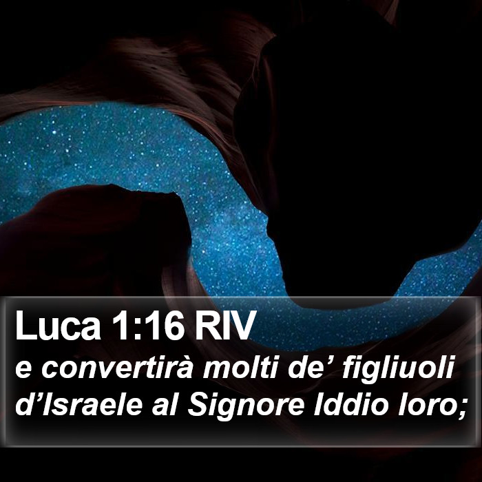 Luca 1:16 RIV Bible Study