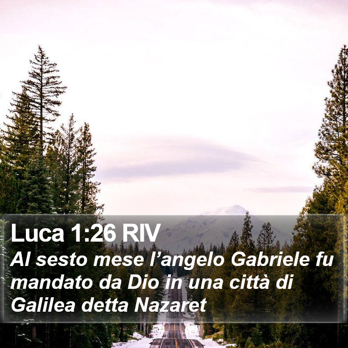 Luca 1:26 RIV Bible Study