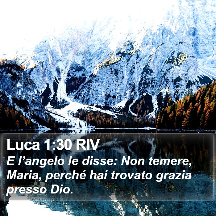 Luca 1:30 RIV Bible Study