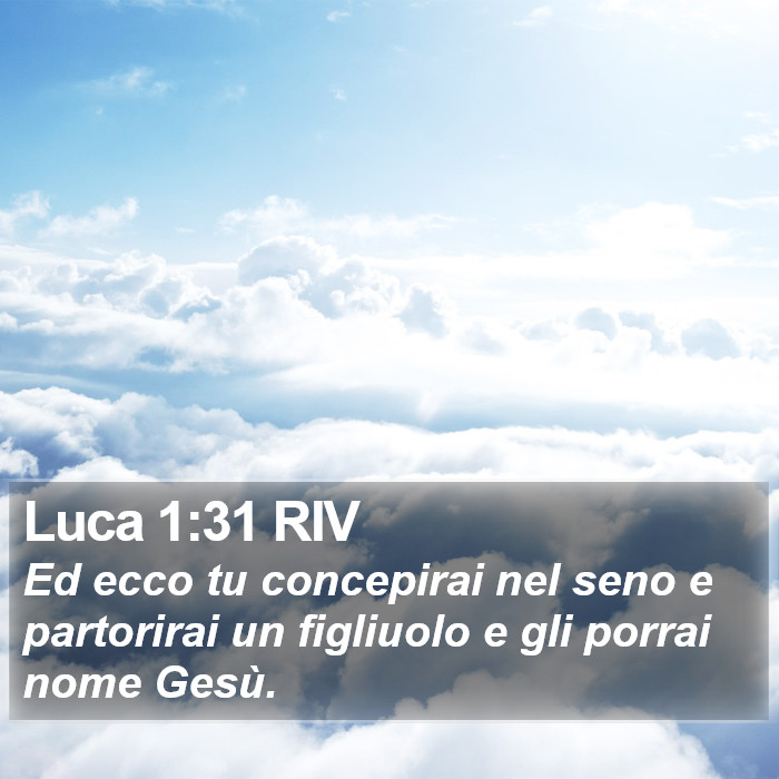 Luca 1:31 RIV Bible Study