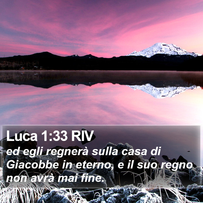 Luca 1:33 RIV Bible Study